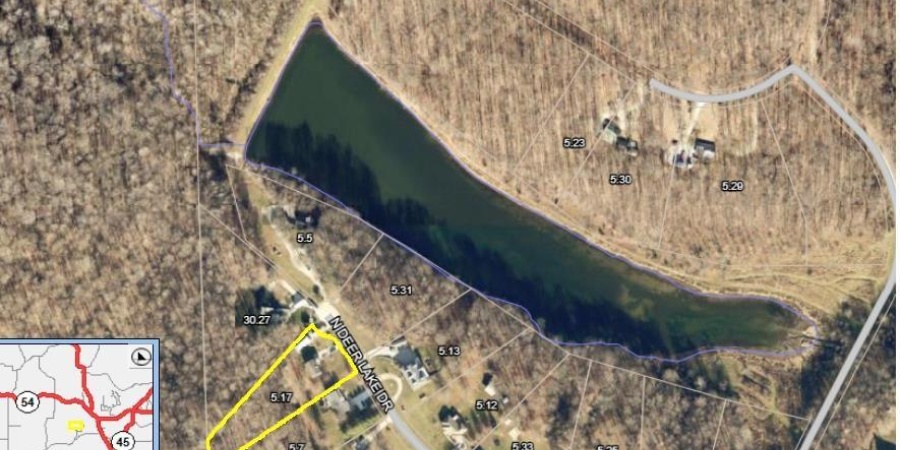 687 N Deer Lake Drive, Bloomfield, Indiana 47424-6944,MLS,202523322