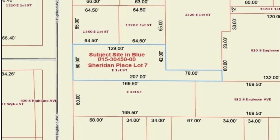 Lot 7 Highland Avenue, Bloomington, Indiana 47401,MLS,202524949