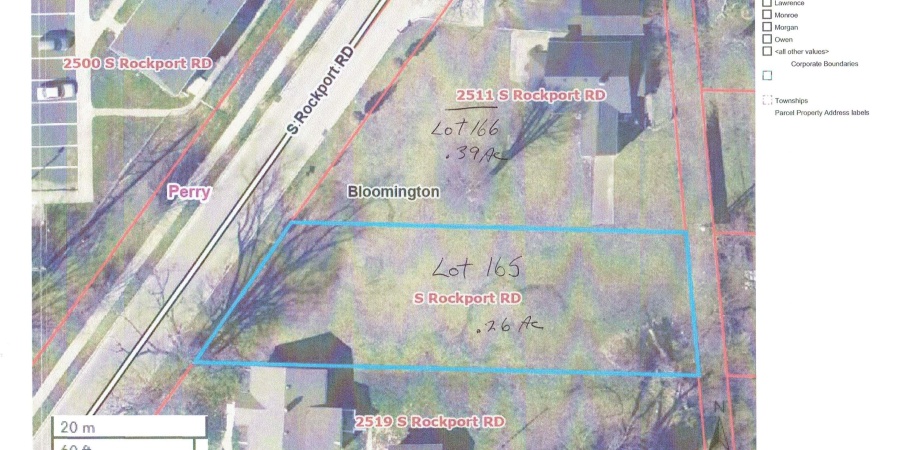Lot 165 S Rockport Road, Bloomington, Indiana 47403,MLS,202534733