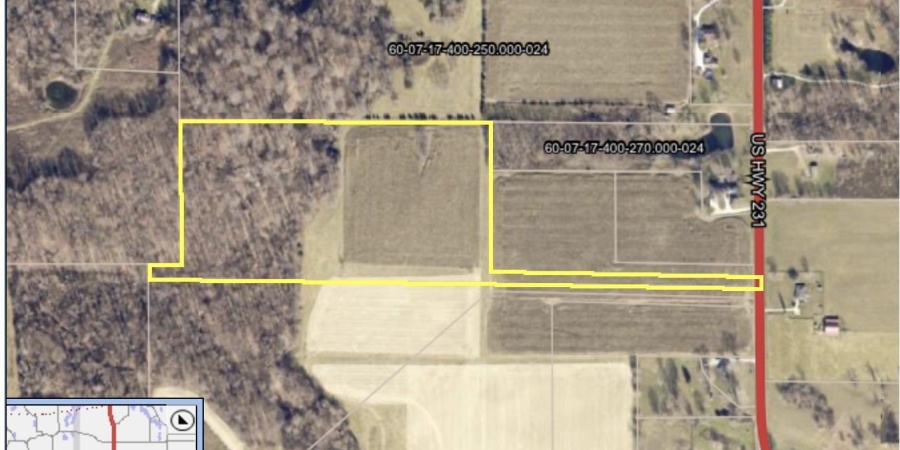 25.41 ac N 231 Highway, Spencer, Indiana 47460,MLS,202544744