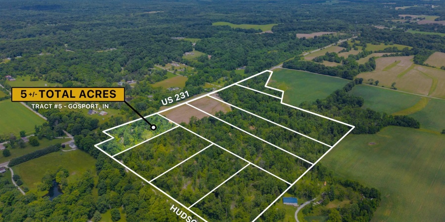 Tract 5 Hudson Hill Road, Gosport, Indiana 47460,MLS,202547581