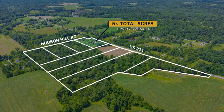Tract 5 Hudson Hill Road, Gosport, Indiana 47460,MLS,202547581