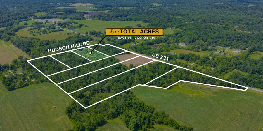 Tract 6 Hudson Hill Road, Gosport, Indiana 47460,MLS,202547582