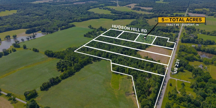 Tract 6 Hudson Hill Road, Gosport, Indiana 47460,MLS,202547582
