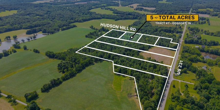 Tract 7 Hudson Hill Road, Gosport, Indiana 47460,MLS,202547583