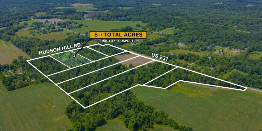 Tract 7 Hudson Hill Road, Gosport, Indiana 47460,MLS,202547583