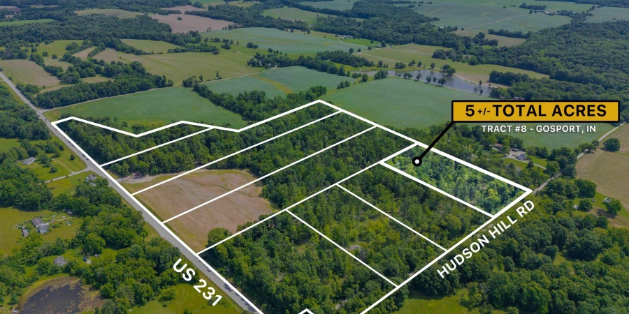 Tract 8 Hudson Hill Road, Gosport, Indiana 47460,MLS,202547584