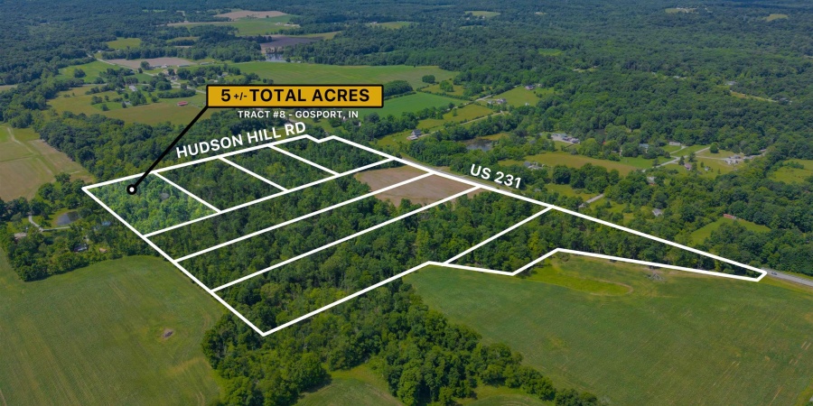 Tract 8 Hudson Hill Road, Gosport, Indiana 47460,MLS,202547584