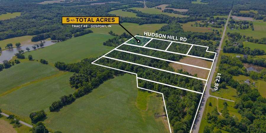 Tract 8 Hudson Hill Road, Gosport, Indiana 47460,MLS,202547584
